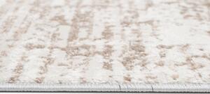 Makro Abra Moderní kusový koberec PORTLAND D177E Abstraktní hnědý bílý Rozměr: 140x200 cm