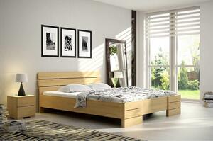 Zvýšená postel Sandemo - borovice , Borovice přírodní, 120x200 cm
