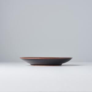 Made in Japan (MIJ) Předkrmový mělký talíř Tenmokku 20 cm