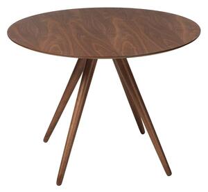 Jídelní stůl v dekoru ořechového dřeva DAN-FORM Denmark Pheno, ø 106 cm