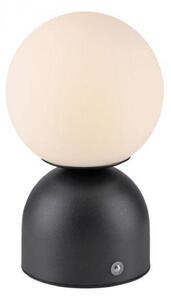 PAUL NEUHAUS JUST LIGHT Kolekce Schöner Wohnen LED bateriové stolní svítidlo RUDI, černé, přes USB 3000-6000K