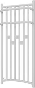 Imers Indeo koupelnový radiátor designově 120x43 cm bílá G00943012002