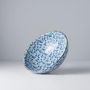Made in Japan (MIJ) Blue Daisy Miska 21,5 cm, 1000 ml