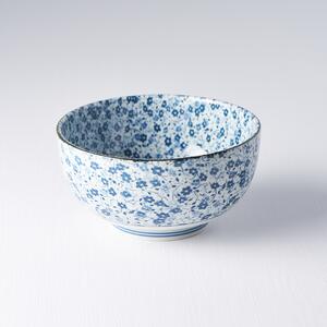 Made in Japan (MIJ) Blue Daisy Miska 16 cm, 400 ml