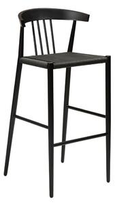 Černá barová židle DAN-FORM Denmark Sava, výška 102 cm