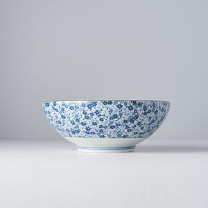 Made in Japan (MIJ) Blue Daisy Miska 21,5 cm, 1000 ml
