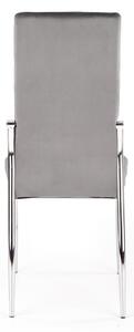 Židle Melani šedý samet