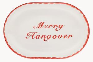 Ručně malovaný servírovací talíř Merry Hangover