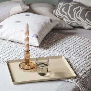 Broste Copenhagen Kovový podnos Erika Sand - Medium BC175