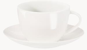 Šálek na kávu's podšálkem z kostního porcelánu Patricia