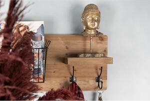 Dekorace Socha Buddhy Zlatá 13x9x25 cm – 13x9x25 cm