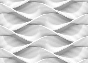 Malvis ® Tapeta 3D abstraktní zakřivené čáry Vel. (šířka x výška): 144 x 105 cm