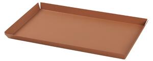 Broste Copenhagen Kovový podnos Erika Brown - Medium BC174