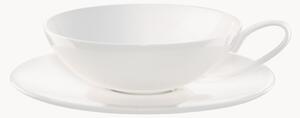 Šálek na čaj's podšálkem z kostního porcelánu Patricia