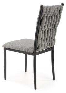 Židle Lina šedá/černá