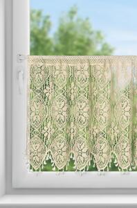 KRÁTKÁ ZÁCLONA NA PÁSCE MOLY 150X60 CM SVĚTLEBÉŽOVÁ
