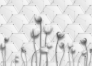 Malvis ® Tapeta 3D tulipány Vel. (šířka x výška): 144 x 105 cm