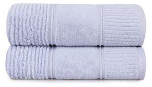 Sada 2 světle modrých bavlněných ručníků Foutastic Daniela, 50 x 90 cm