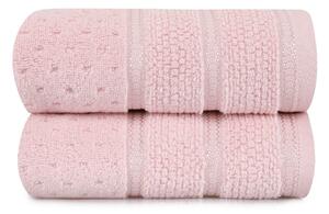 Sada 2 růžových bavlněných ručníků Foutastic Arella, 50 x 90 cm