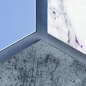 Malvis ® Tapeta 3D modrá struktura Vel. (šířka x výška): 144 x 105 cm