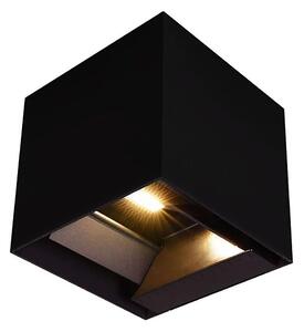 LED Solární nástěnné svítidlo se sen. LED/9W/3,7V 3000/4000/5000K IP65 černá
