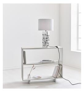 Bílá stolní lampa s potiskem Markslöjd Family, výška 61,5 cm