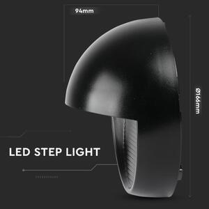 LED Venkovní nástěnné svítidlo LED/3W/230V 4000K IP65 černá