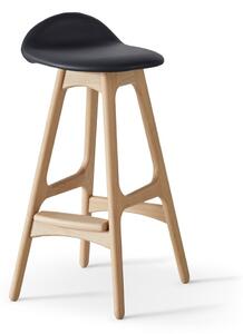 Kožená otočná barová židle 79 cm Buck – Hammel Furniture