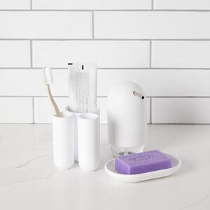 Bílý plastový dávkovač mýdla 230 ml Touch – Umbra