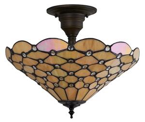 Endon 64300 - Přisazený lustr Tiffany PEARL 3xE27/60W/230V pr. 37 cm