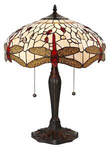 Endon 64085 - Stolní lampa Tiffany DRAGONFLY 2xE27/60W/230V pr. 41 cm