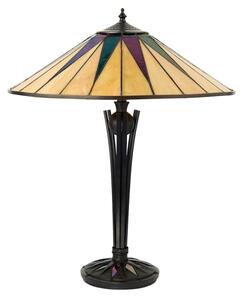 Endon 64045 - Stolní lampa Tiffany DARK STAR 2xE27/60W/230V pr. 49 cm