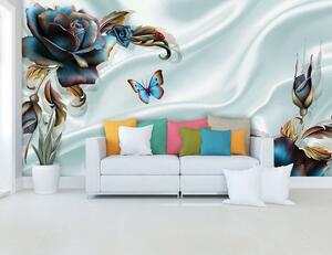 Malvis ® Tapeta Malované květiny Vel. (šířka x výška): 144 x 105 cm