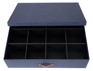 Modrá krabice s přihrádkami Bigso Box of Sweden Jakob