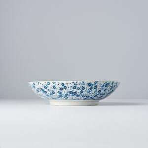 Made in Japan (MIJ) Blue Daisy Miska na těstoviny 21 cm, 500 ml