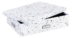 Černo-bílá krabice s přihrádkami Bigso Box of Sweden Jakob