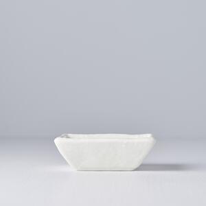 Made in Japan (MIJ) Off White Čtvercová Miska na omáčku 9 x 9 cm, 100 ml