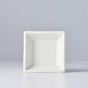 Made in Japan (MIJ) Off White Čtvercová Miska na omáčku 9 x 9 cm, 100 ml