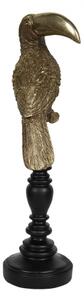 Dekorativní soška Tukan na bidýlku – 13x11x42 cm