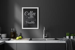 STYLER Obraz v rámu COFFEE papír 30 x 40 cm