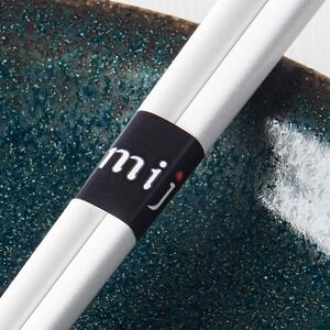 Made in Japan (MIJ) Lakované jídelní hůlky Chopsticks bílé