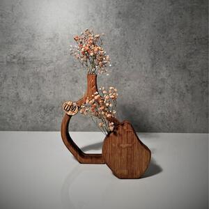 Wooden Mooden Nízké dřevěné vázy Elegance - sada Materiál: Dub