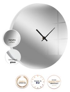 STYLER Nástěnné hodiny KAPRADÍ sklo průměr 30 cm