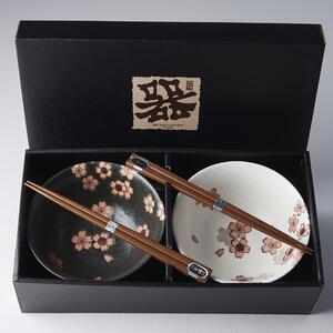 Made in Japan (MIJ) Set Misek Cherry Blossom 2 x 400 ml s hůlkami
