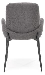 Židle Perrol boucle šedá