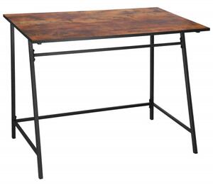 Psací stůl 100x50x75 cm SPRINGOS DESIGNLINE hnědý