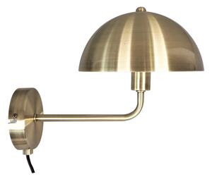 Nástěnná lampa ve zlaté barvě Leitmotiv Bonnet, výška 25 cm