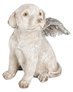 Dekorace pes s křídly – 16x13x20 cm