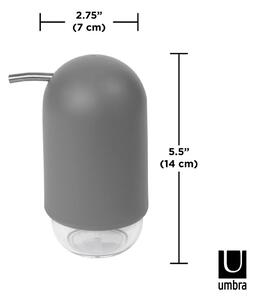 Šedý plastový dávkovač mýdla 230 ml Touch – Umbra