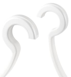 Bílá závěsná plastová koupelnová polička Flex – Umbra